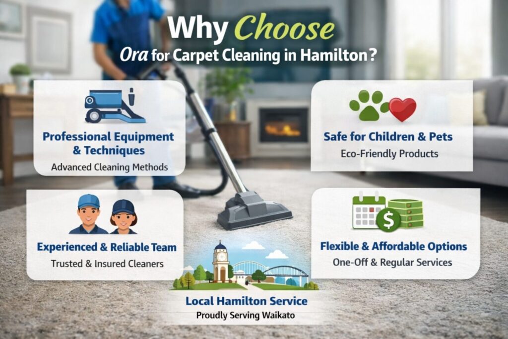 Choose Ora for Carpet Cleaning in Hamilton