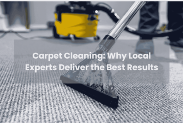 Local carpet cleaner cleaning carpet in Hamilton blog image