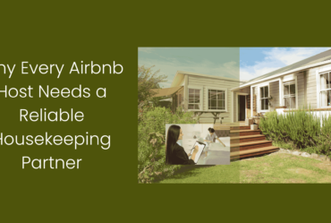 Blog image for Why Every Airbnb Host Needs a Reliable Housekeeping Partner showing Airbnb house