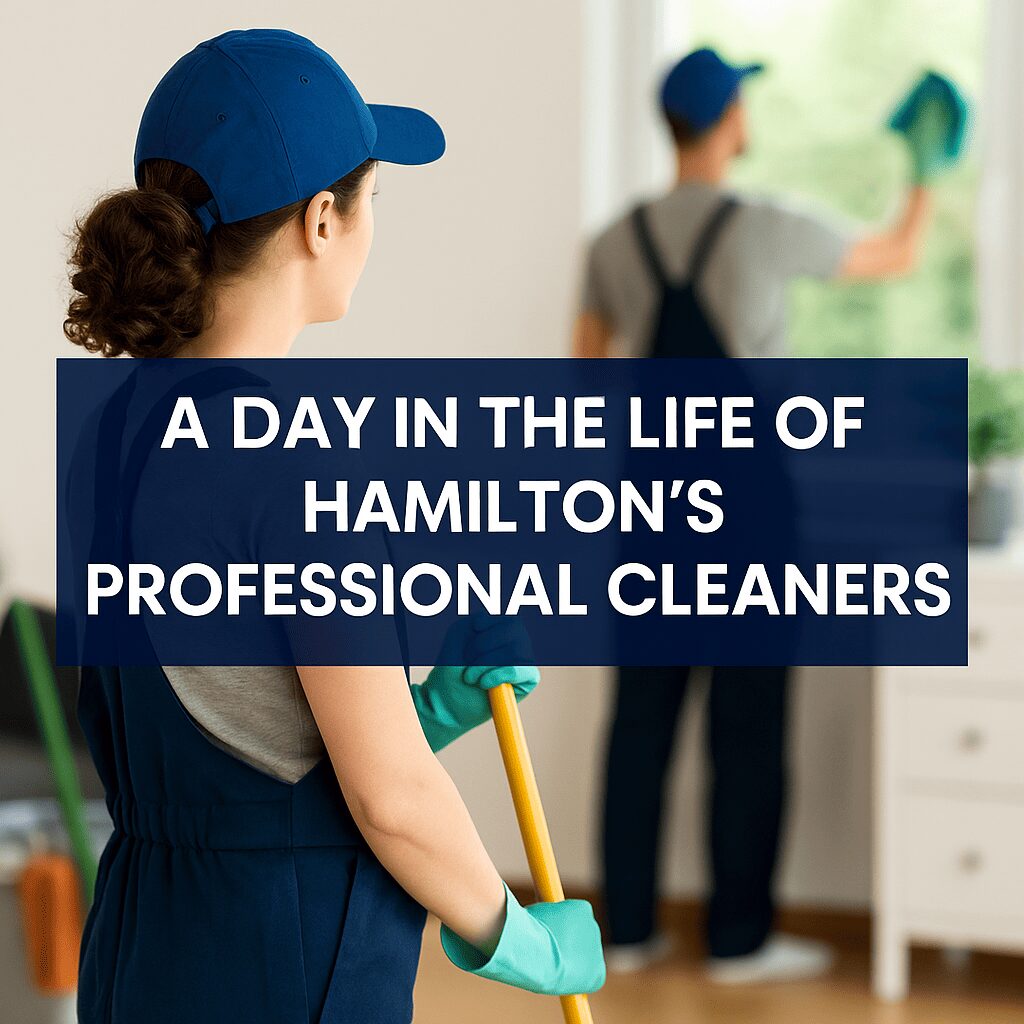 A day in the life of professional cleaner's in Hamilton