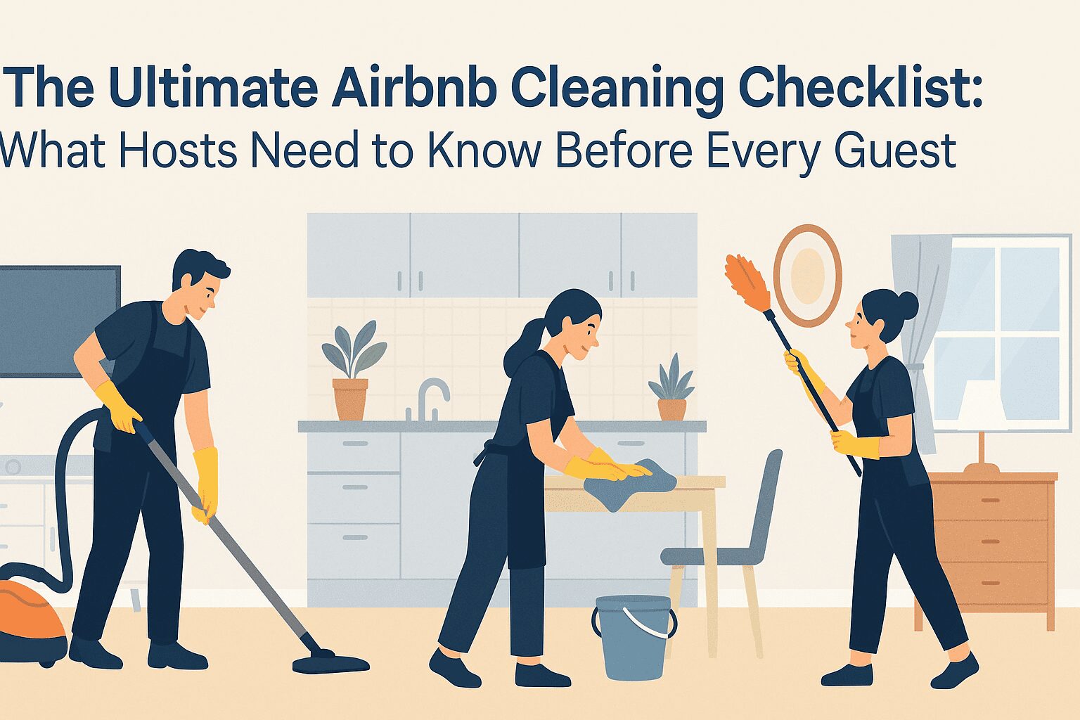 Airbnb cleaning checklist for Hamilton Airbnb
