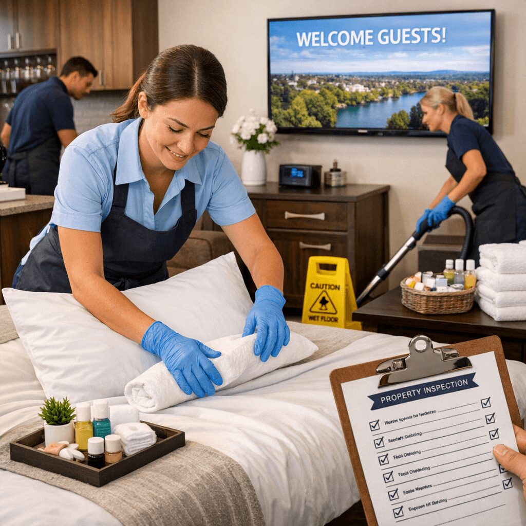 Airbnb cleaning in Hamilton checklist